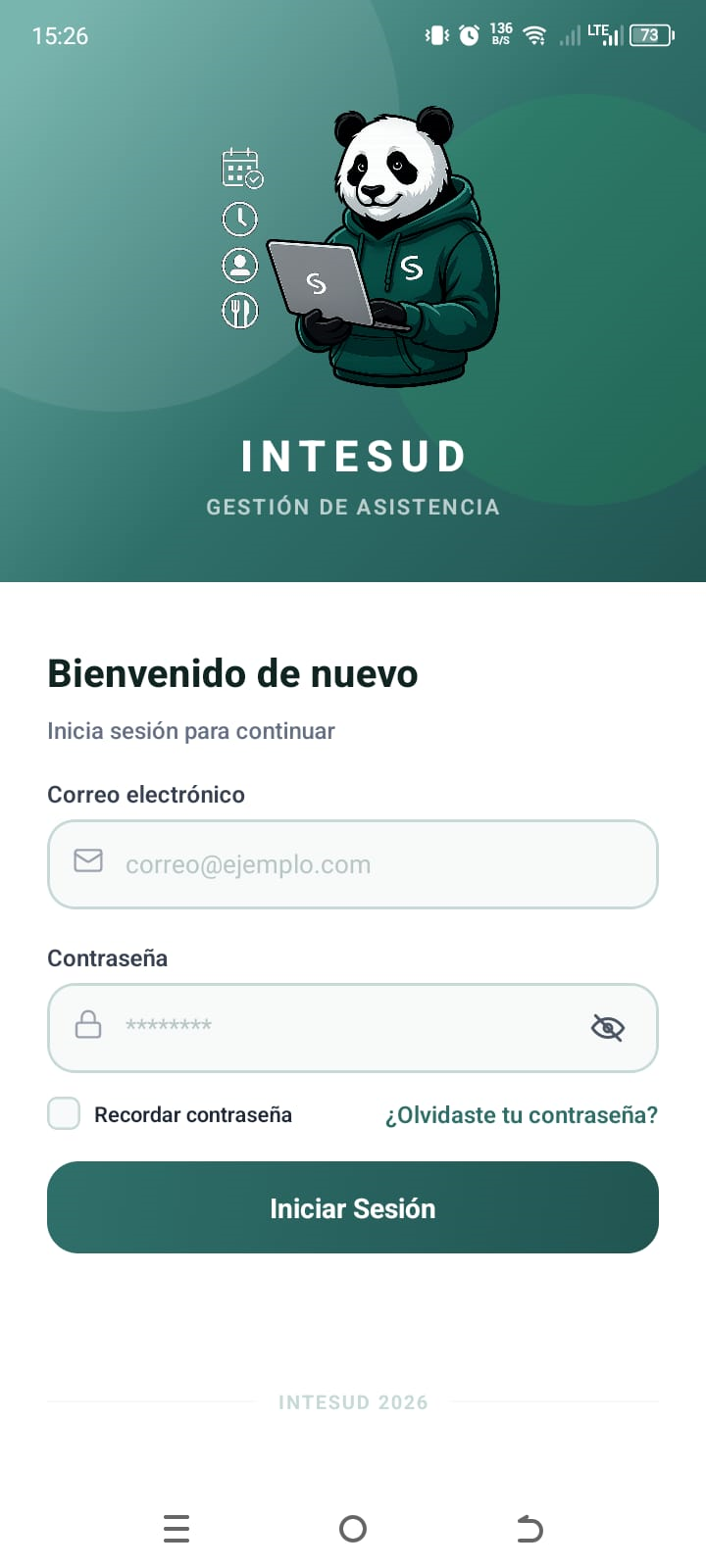 Captura 1 Control de Asistencia INTESUD