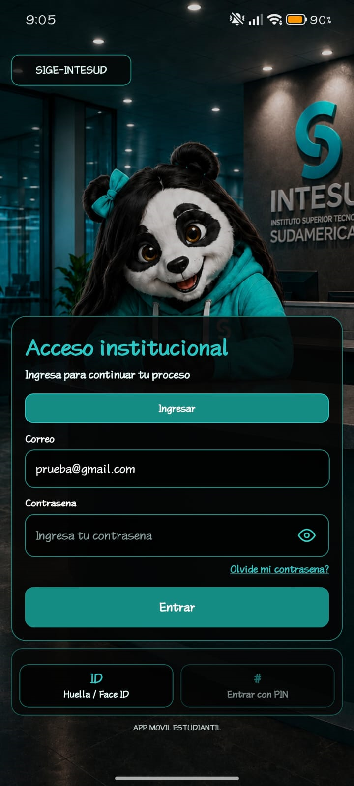 Opciones adicionales de SIGE