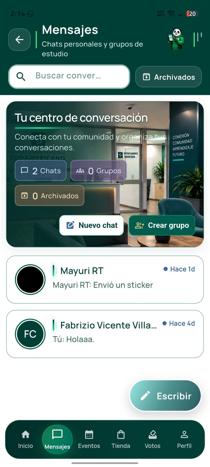 Captura 2 de Mi INTESUD Social